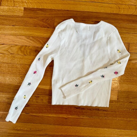 Willow & Wind Floral Knit Cardigan - Picture 2 of 3